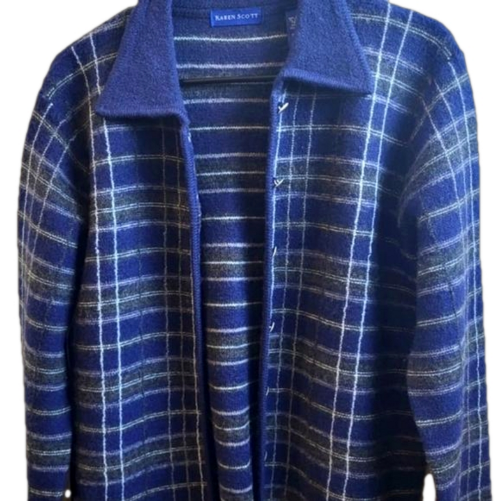 Karen Scott Designer Style Jacket Size M